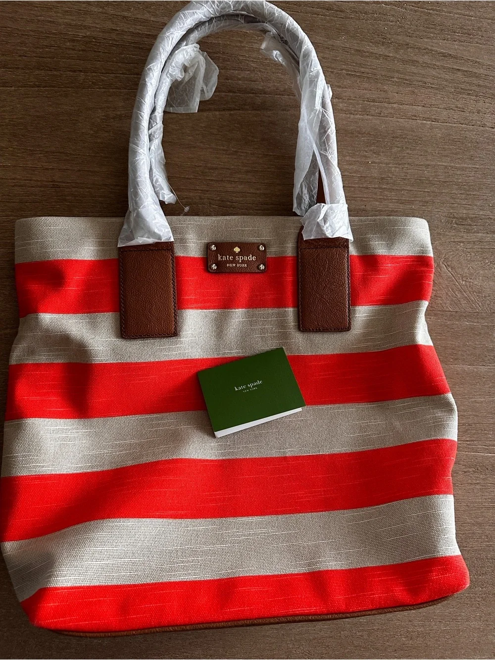 NEW Kate Spade ♠️ New York Jubilee Stripe Bon Shopper Tote Bag